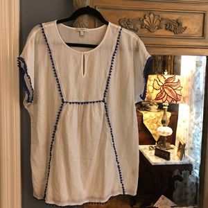 Gauzy J Crew top